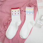 Strawberry / Love Heart Cotton Socks  SS2986
