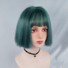 Cool and handsome short hair green wig WS1210