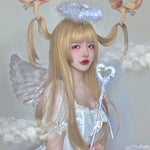 Angel princess golden wig WS2323