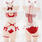 Cute Christmas red underwear set SS2296