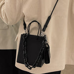 Pitaya color fashion chain bag with minibag WS3087