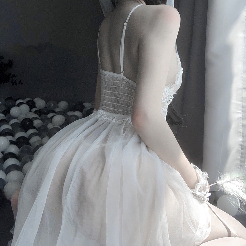 Bridal lace nightdress SS2221