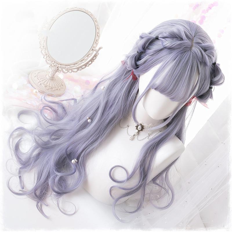 Lolita Purple Straight Wig WS1085