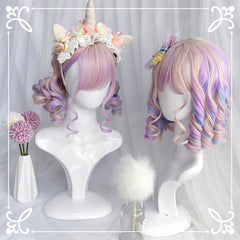 Lolita cute dreamy pink wig WS2246
