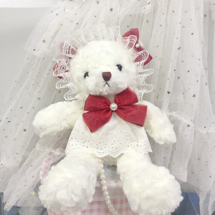 lolita cute pearl chain bear bag SS2368