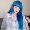 Deep sea blue mermaid wig WS2376