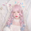 lolita girl with long curly hair natural wig WS2074
