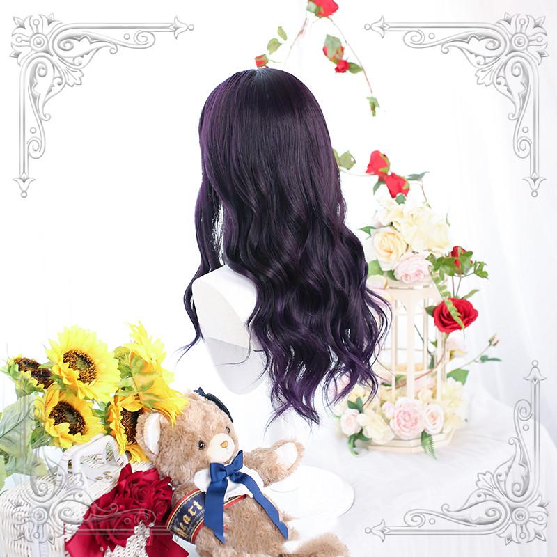 Lolita Purple Long Curly Wig WS1010