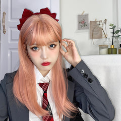 Lolita orange pink wig WS2250