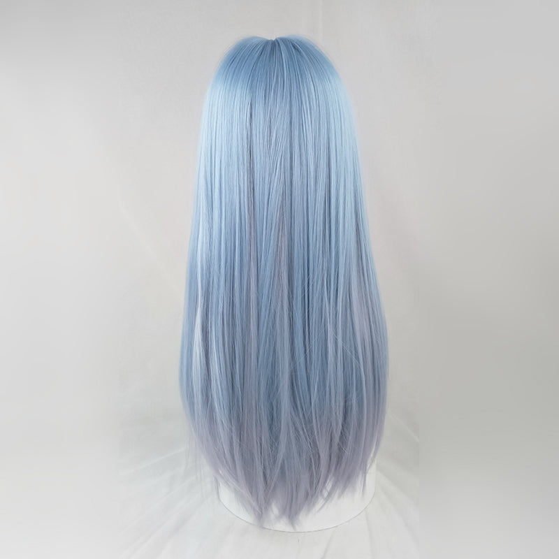 Lively girl long straight wig WS2320