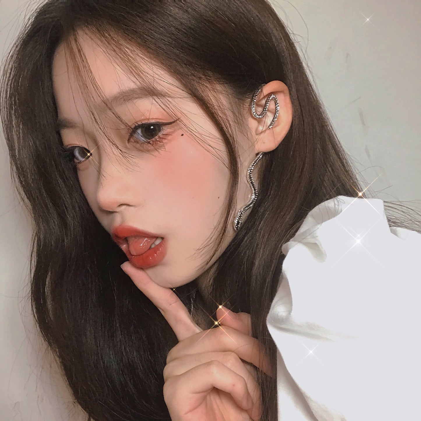 Winding snake earrings SS2426