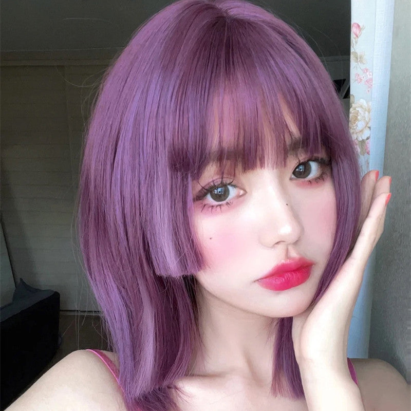 Comic purple wig WS2312