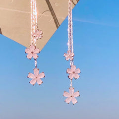 Pink cherry blossom earrings SS2407