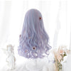 Lolita round face long curly double ponytail wig WS2037