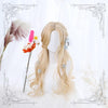 Lolita Golden-Yellow Long Curly Hair Wig  WS1067