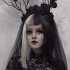 Gothic Black&white wig WS2302