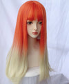 New orange gradient wig WS2294