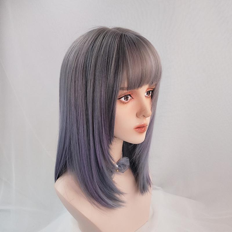 Fashion Lolita Mid-length Straight Wig WS1171