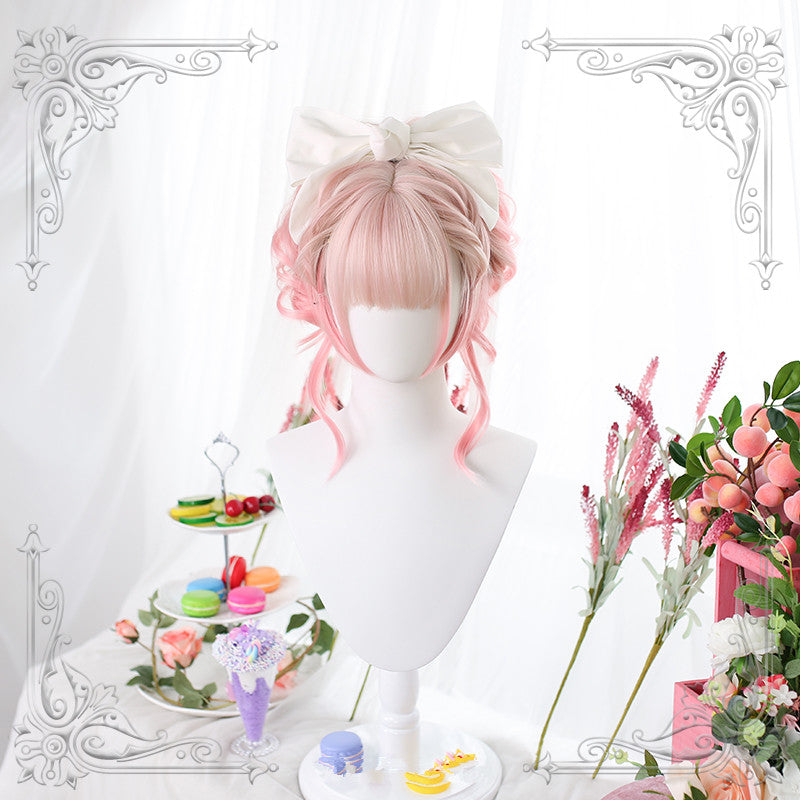 Lolita pink double ponytail wig WS2337