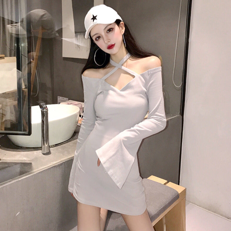 V-neck slim slimming dress SS2275