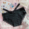 Cute embroidered love cotton panties SS2557