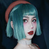 Cool and handsome short hair green wig WS1210