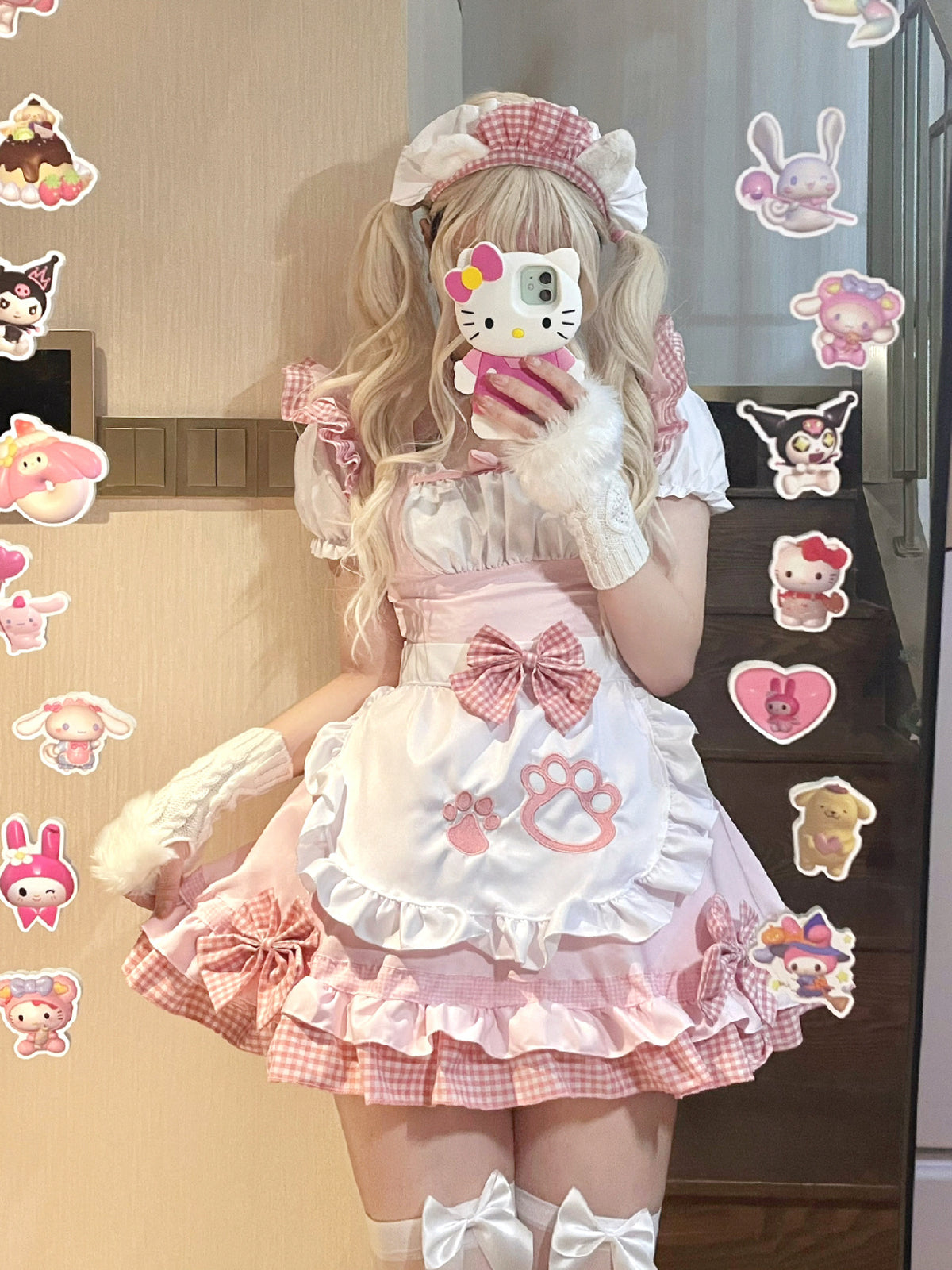 Kitten girls maid dress SS3028