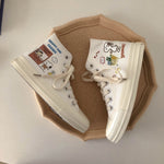 Cute soft girl high top canvas shoes SS2462