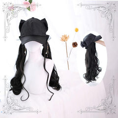 Lolita black hat wig  WS1329