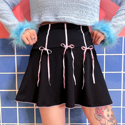 Sweet bow ribbon skirt SS2262