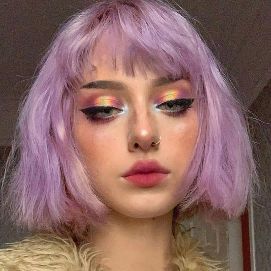 Lolita purple handsome wig WS1102