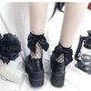 Lolita dark black fishnet socks  SS1226