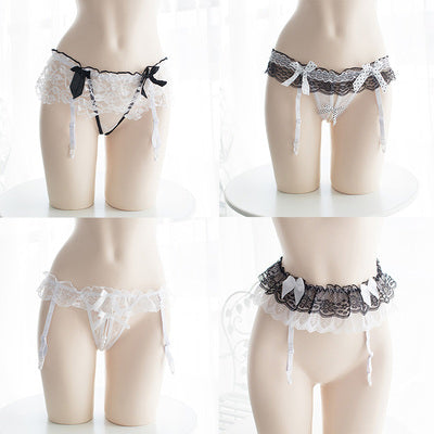 Maid style love fun garter belt SS1129