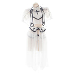 Pure white nun cos holiday costume SS1148