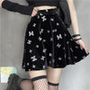 Dark girl butterfly print skirt SS2673