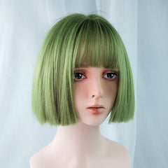 Harajuku short hair fluffy melange lolita wig  WS1182