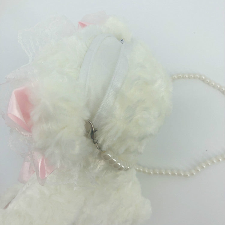 lolita cute pearl chain bear bag SS2368