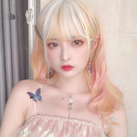 Candy color long curly lolita wig WS2138