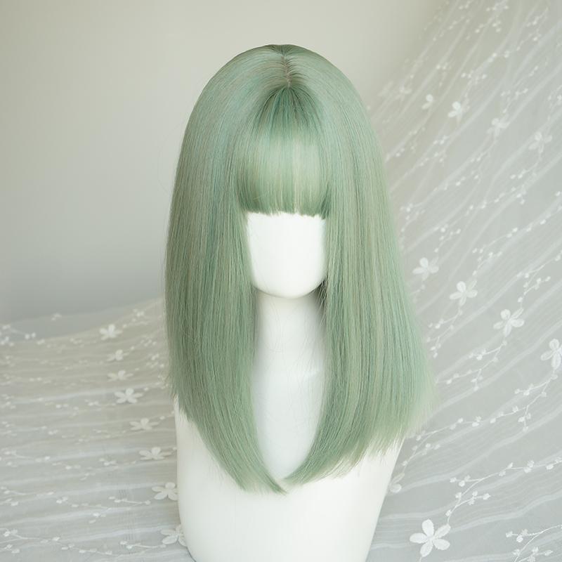 Lolita's cute green sweet wig WS1160