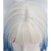 Silver blue short wig SS2693