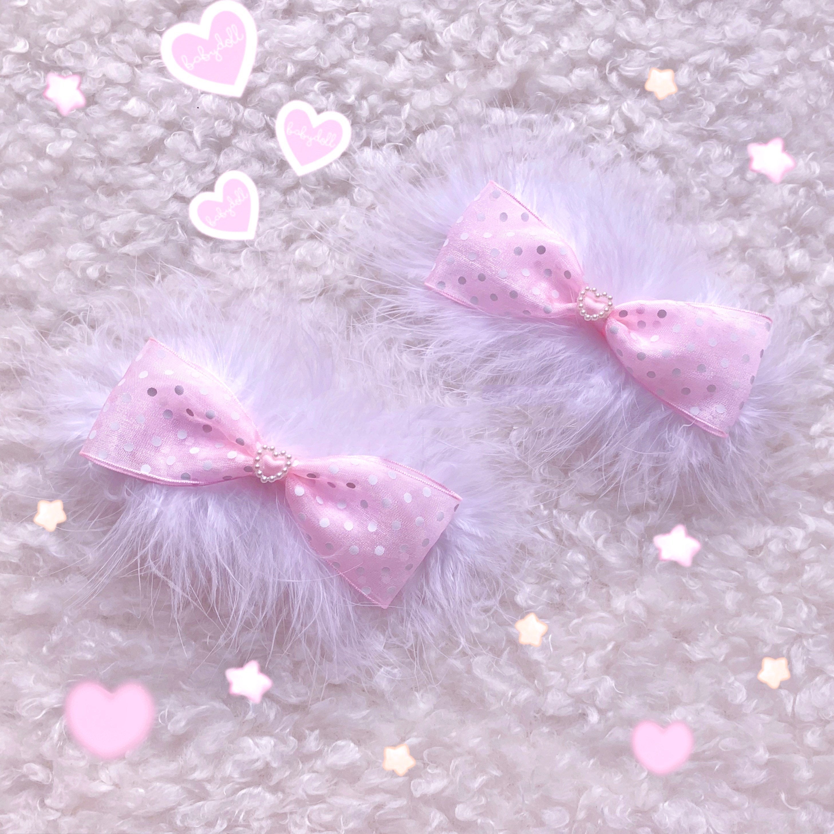 Shy candy feather hairpin   WS3042