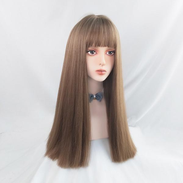 5 Colors Natural Lolita Long Straight Wig  WS1096
