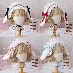 Lolita Cute Bow Lop-eared Rabbit Headband  SS3013