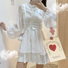 Cute and elegant little white dress SS2316