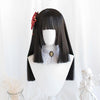 Lolita black straight hair wig WS2101