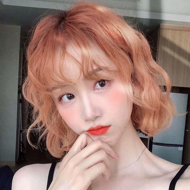 Harajuku Orange Short Hair Lolita Wig WS1201