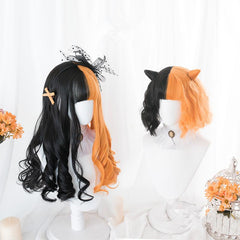 Long Straight Curly Hair Lolita Wig WS2060