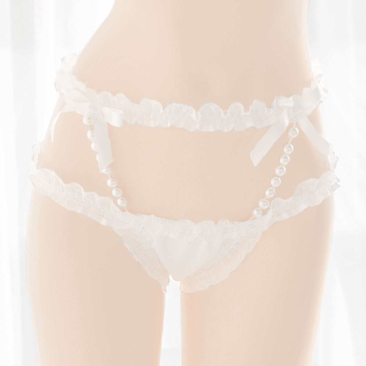 Lace pearl cute soft panties SS2380