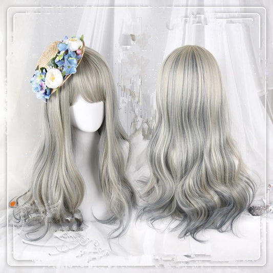 Ladies Soft Girl Daily Harajuku Long Roll Lolita Wig WS2024