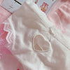 Cute embroidered love cotton panties SS2557